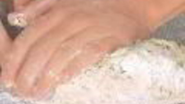 амич с зелеными лепешками