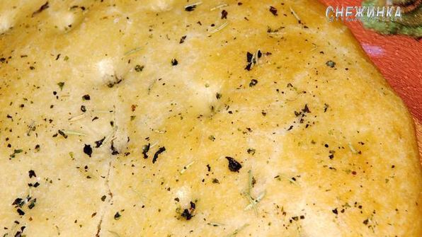 фокачча на белом вине