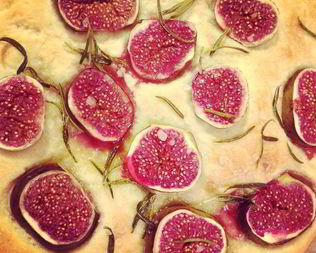 Фокачча с инжиром