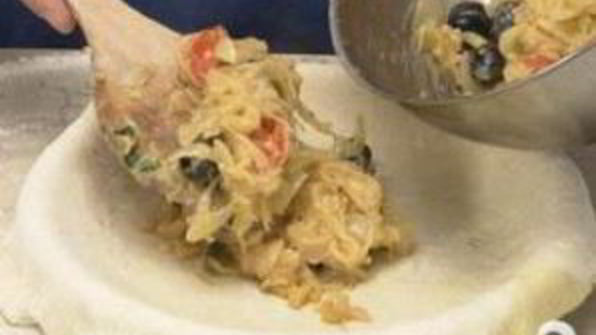 фокачча с луком