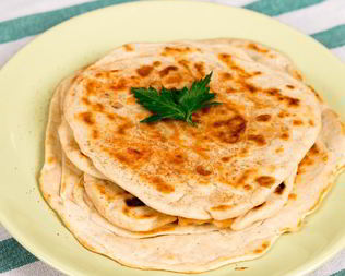 Индийские лепешки с начинкой