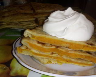 Хингалш — чеченские лепешки с тыквой