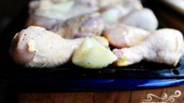 куриные ножки в цитрусовом маринаде не лепешках