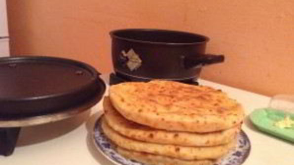 лепешки из творожного теста