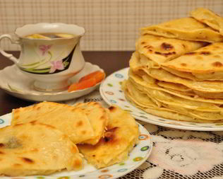 Лепешки кыстыбый