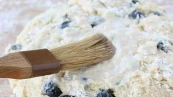 лепешки с черникой