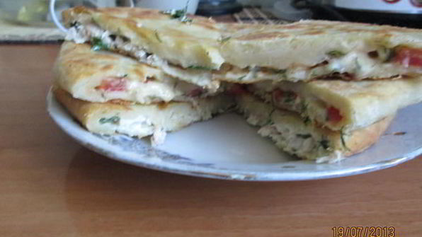 лепешки с начинкой