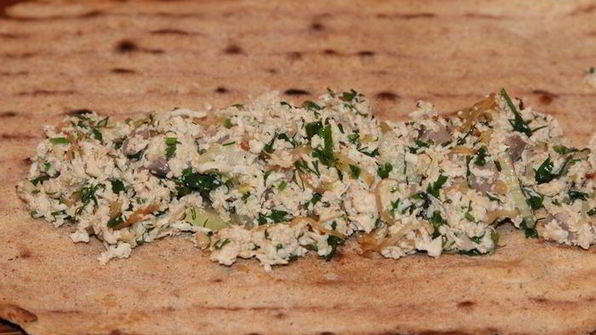 лепешки с сыром тофу