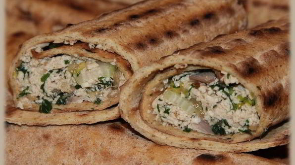 лепешки с сыром тофу