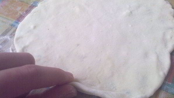 лепешки с творогом, адыгейским сыром и картофелем