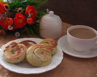 Лепешки с зеленью