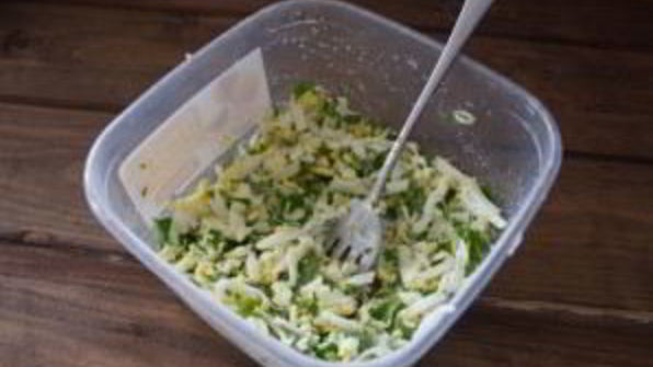 лепешки с зеленью