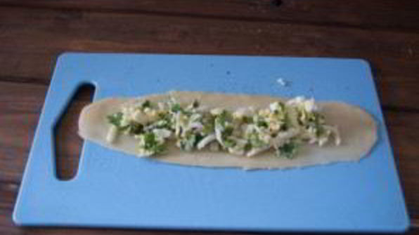 лепешки с зеленью