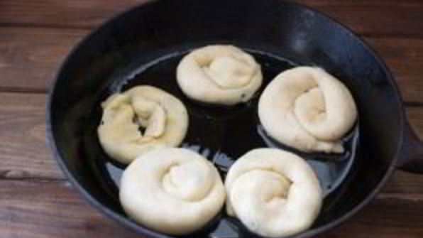 лепешки с зеленью