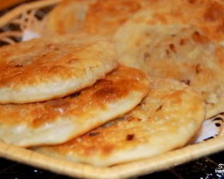 Луковая лепешка