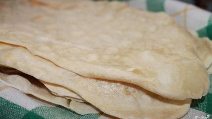 Постные лепешки без дрожжей