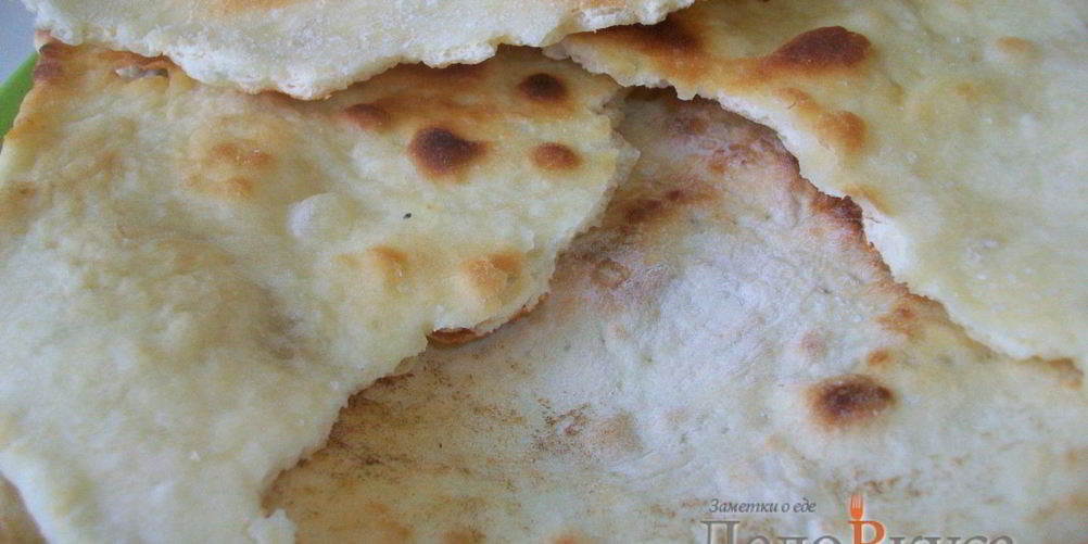 Рецепт пресной лепешки на кислом молоке