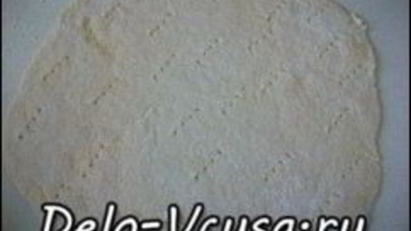 пресная лепешка на кислом молоке