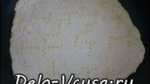 пресная лепешка на кислом молоке