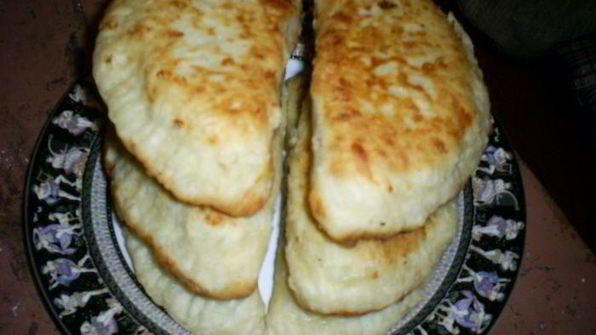 сырные лепешки с мясом