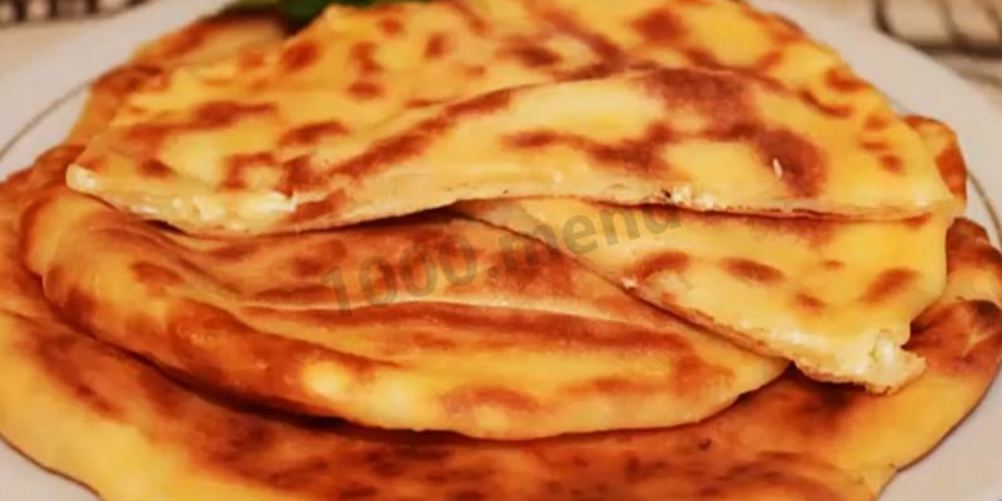 Рецепт сырных лепешек с начинкой