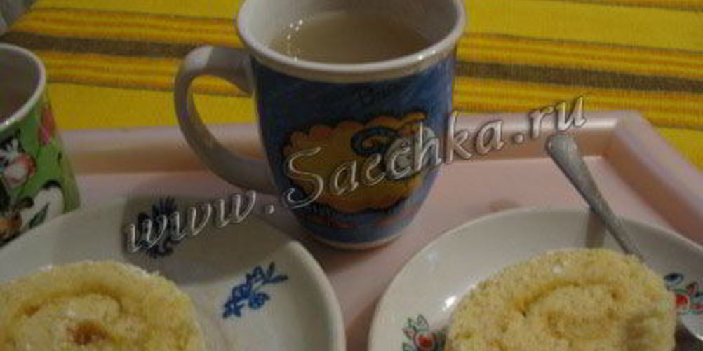 Рецепт лимонного рулета