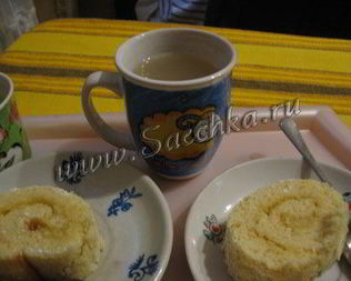 Лимонный рулет