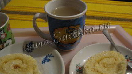 Лимонный рулет