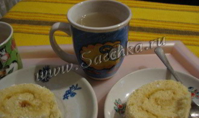 Лимонный рулет