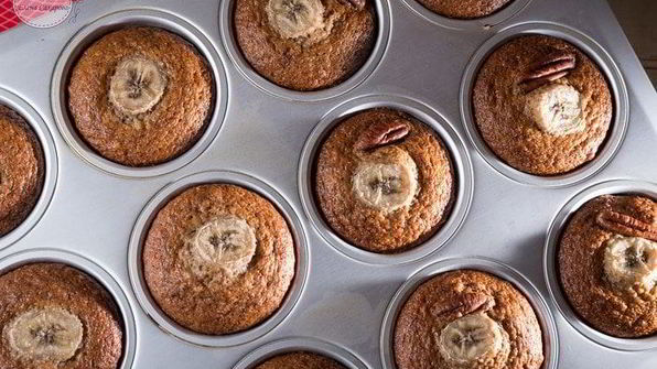 банановые маффины с корицей