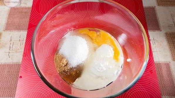 банановые маффины с корицей