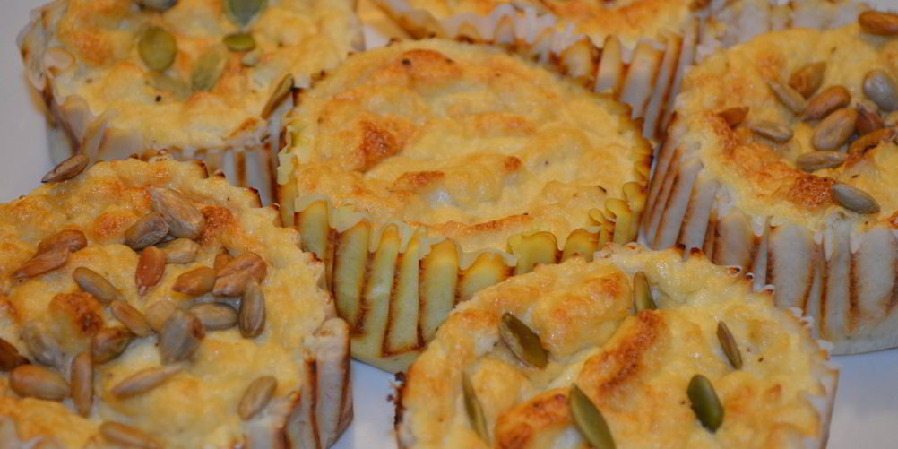 Рецепт безглютеновых маффинов из цветной капусты с сыром