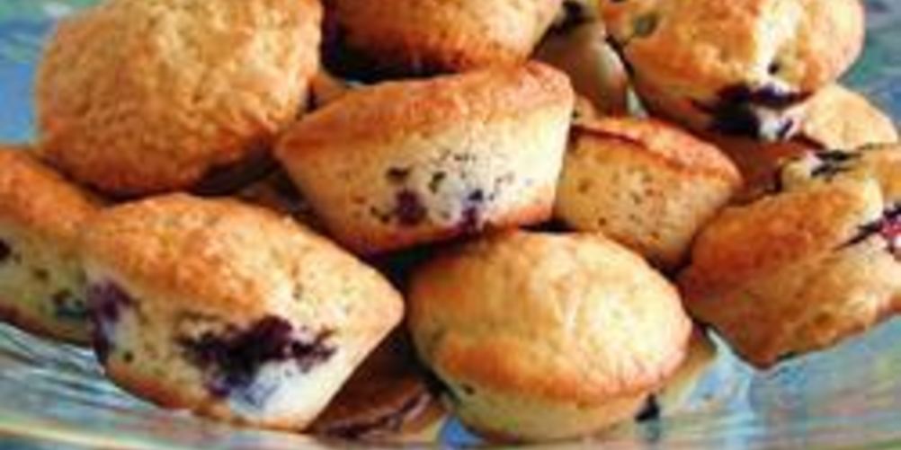 Рецепт черничных маффинов