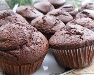 Диетические шоколадные маффины