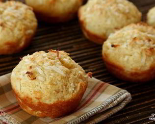 Кокосовые маффины