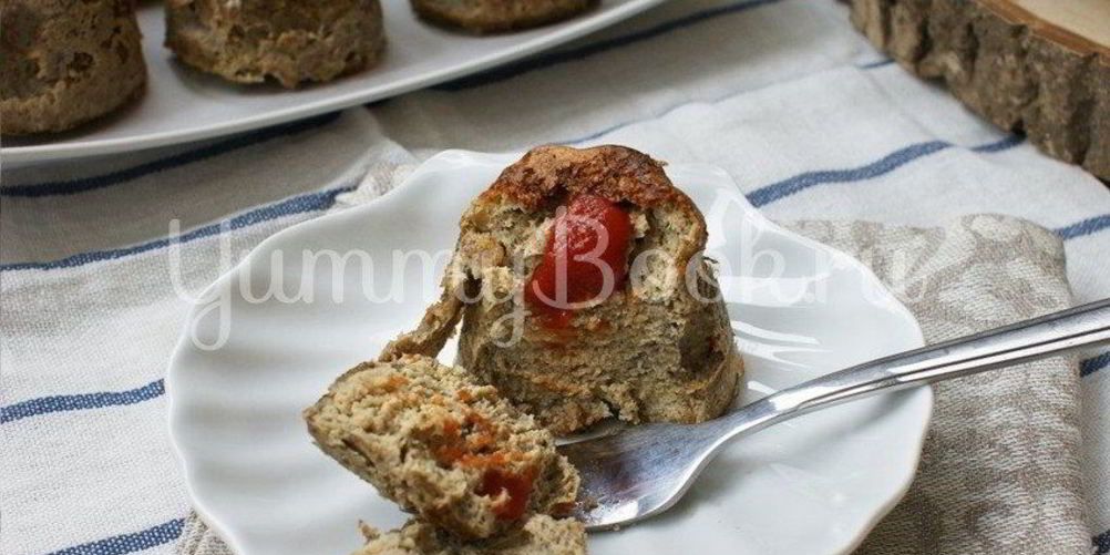 Рецепт куриного-грибных маффины