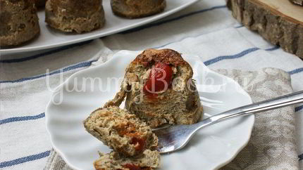 Курино-грибные маффины