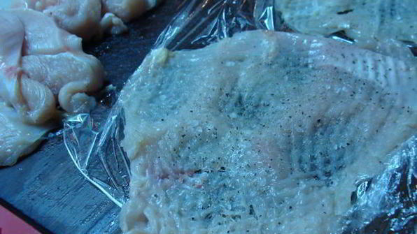 куриные маффины с грибами и винным соусом