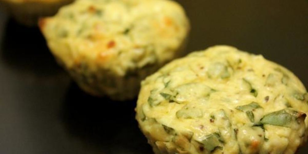 Рецепт маффинов из творога со шпинатом