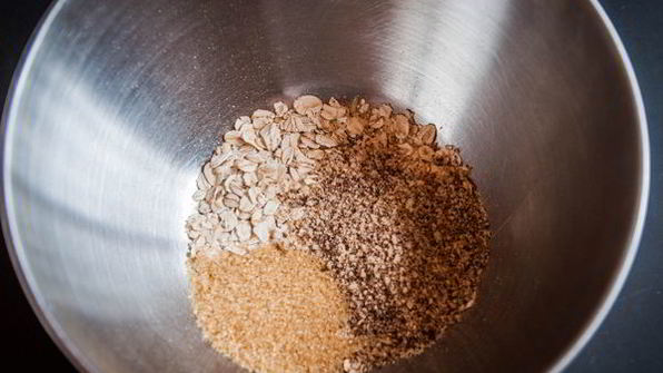 маффины на йогурте с черникой и овсяными хлопьями