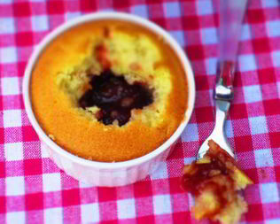 Маффины с клубничным вареньем