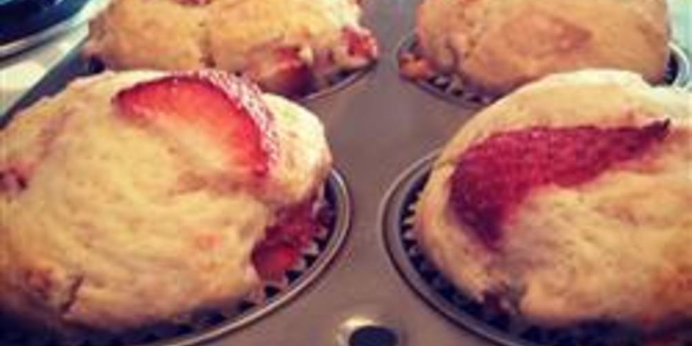 Рецепт маффинов с клубникой