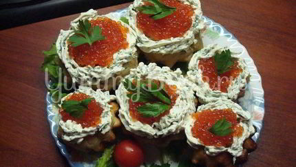 Маффины с лососем