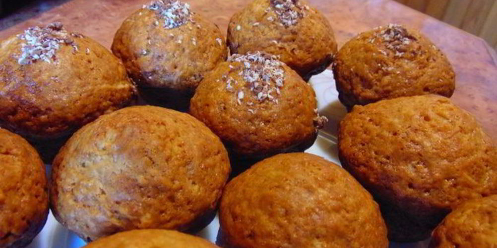 Рецепт маффинов с шоколадом и малиновым повидлом