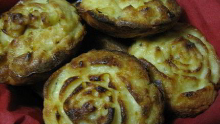 Маффины с сыром и чесноком