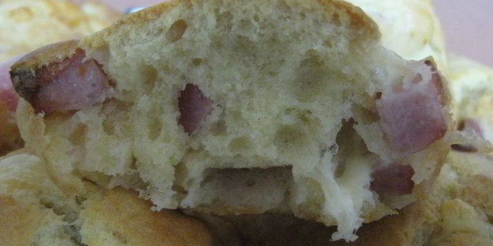 Рецепт маффинов с сыром и ветчиной