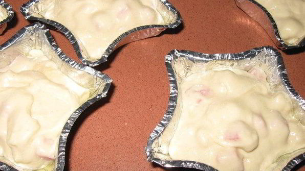 маффины с сыром и ветчиной