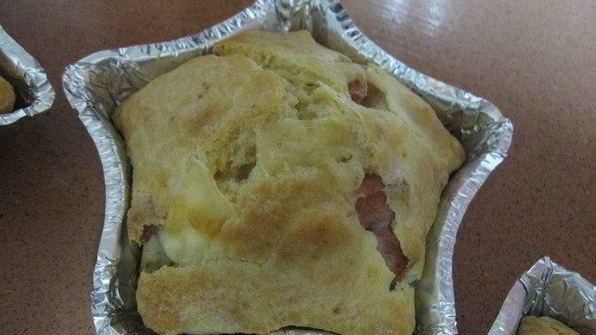 маффины с сыром и ветчиной