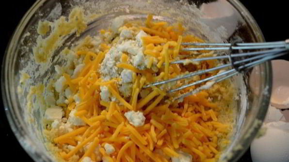 маффины с тремя видами сыра