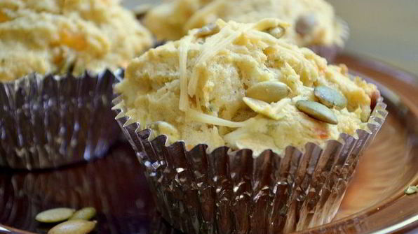 маффины с тремя видами сыра